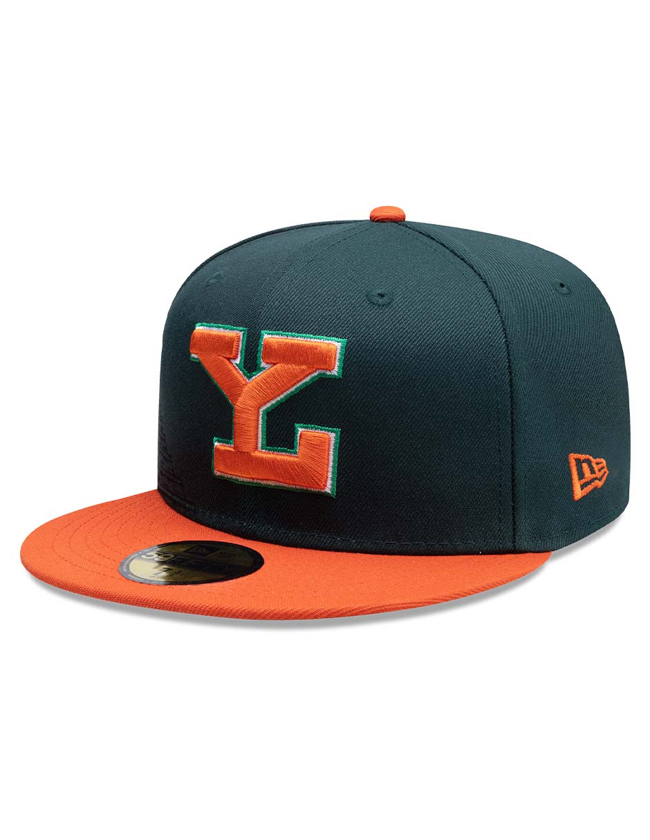 Gorra visera plana cerrada para béisbol new era lmb leones de yucatán unisex