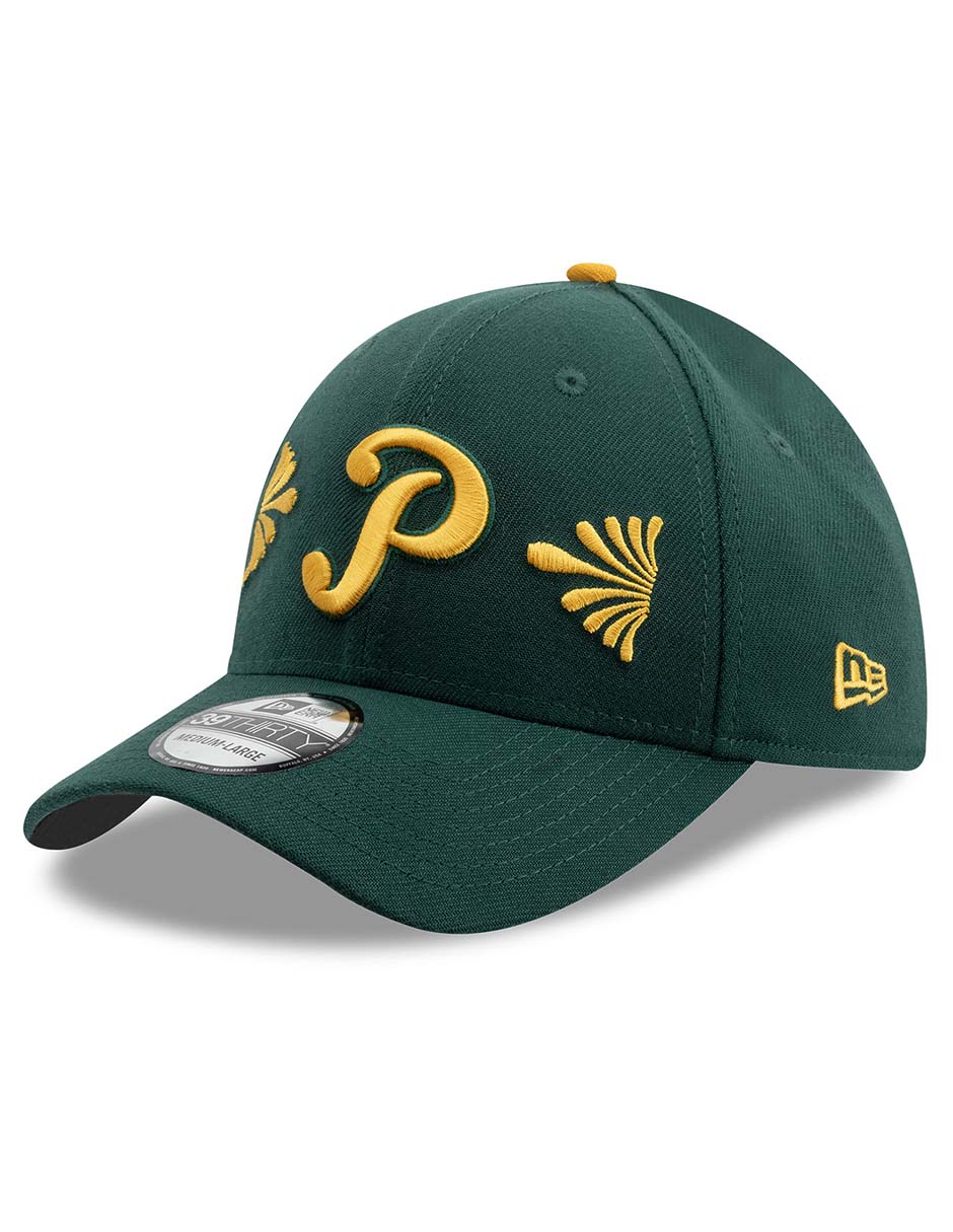 Gorra visera curva cerrada para béisbol new era lmb pericos de puebla unisex