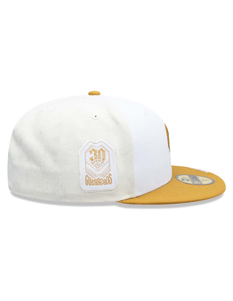 Gorra visera plana cerrada para béisbol new era lmb guerreros de oaxaca unisex