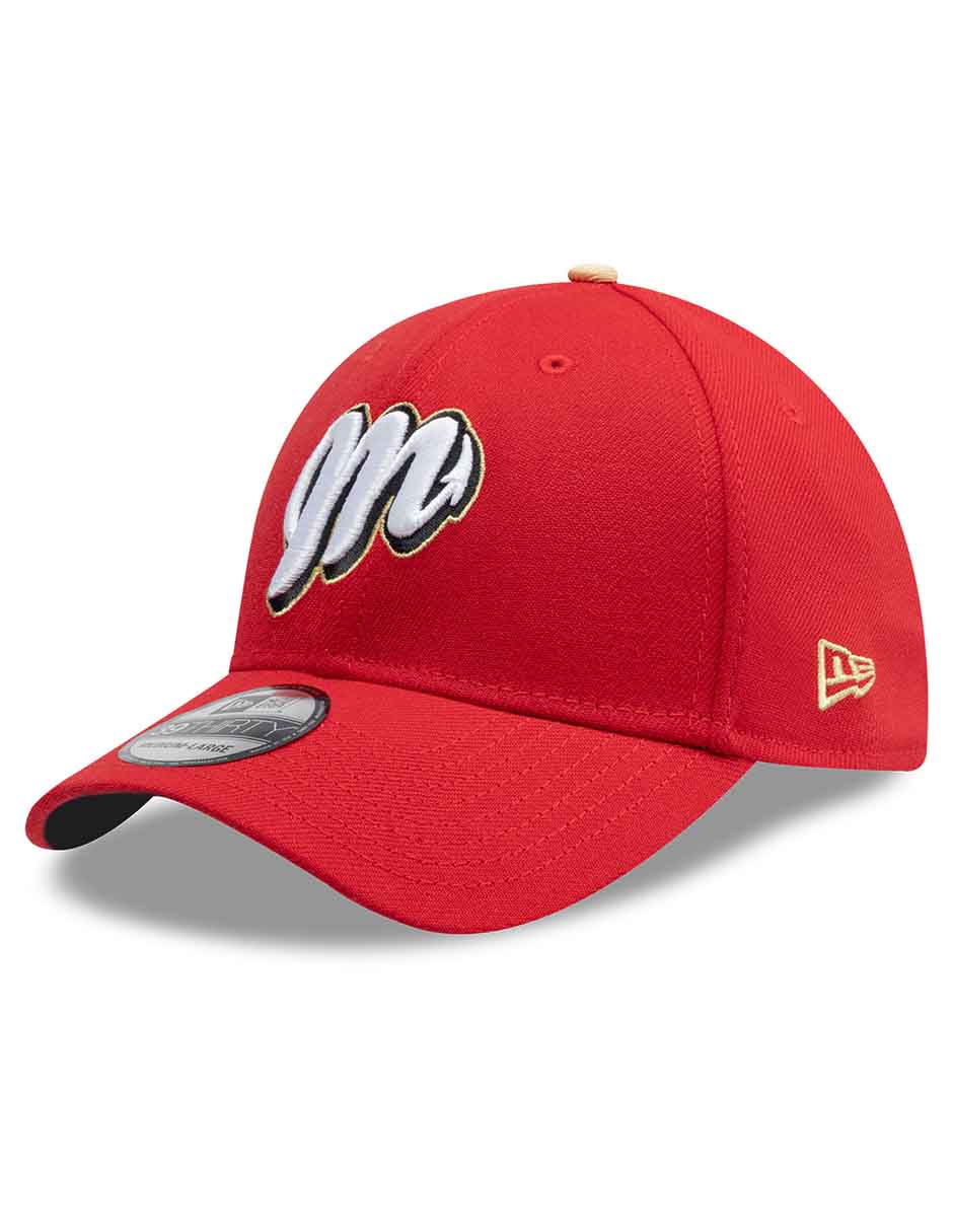 Gorra visera curva cerrada para béisbol new era lmb diablos rojos del méxico unisex