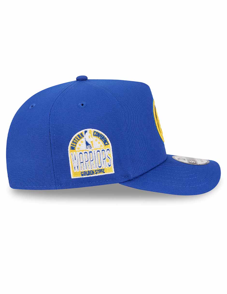 Gorra visera plana snapback para básquetbol Evergreen NBA Golden State Warriors para adulto