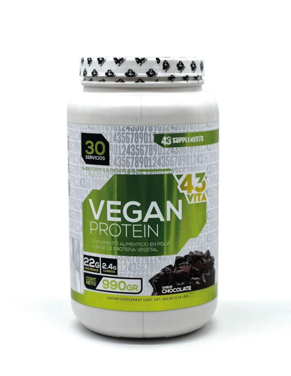 Proteína vegana sabor chocolate de 1 kg