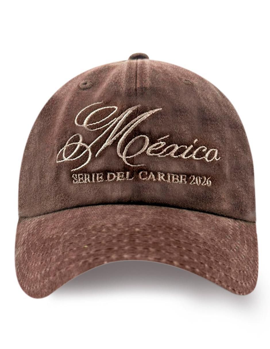 Gorra visera curva correa ajustable para béisbol México para adulto Gorra visera curva correa ajustable para béisbol México para adulto