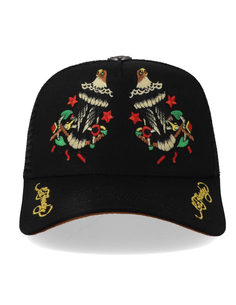 Gorra visera curva snapback Ed Hardy Mirror Eagles unisex