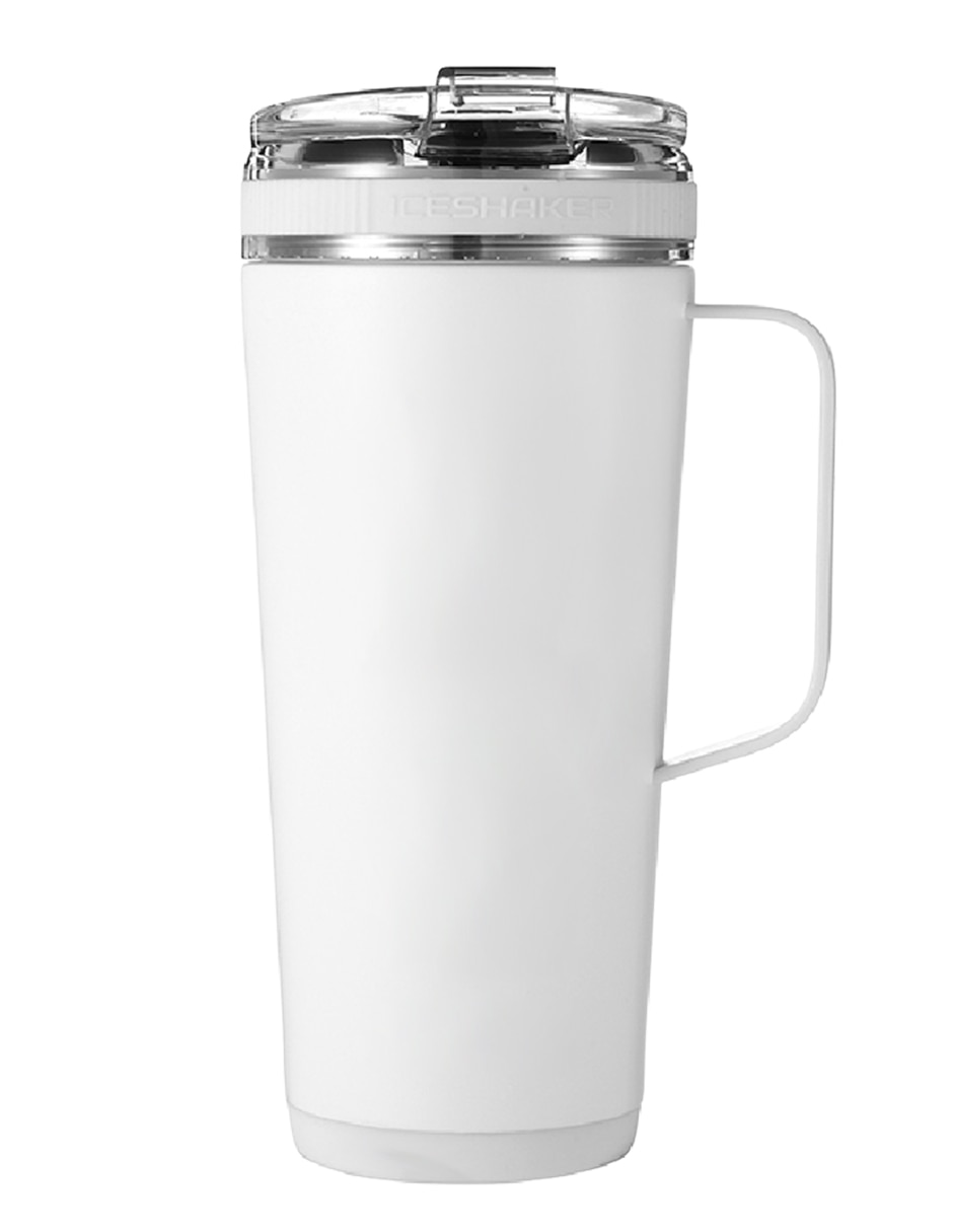 Entrenamiento ice shaker de acero inoxidable shaker flex handle con tapa rosca