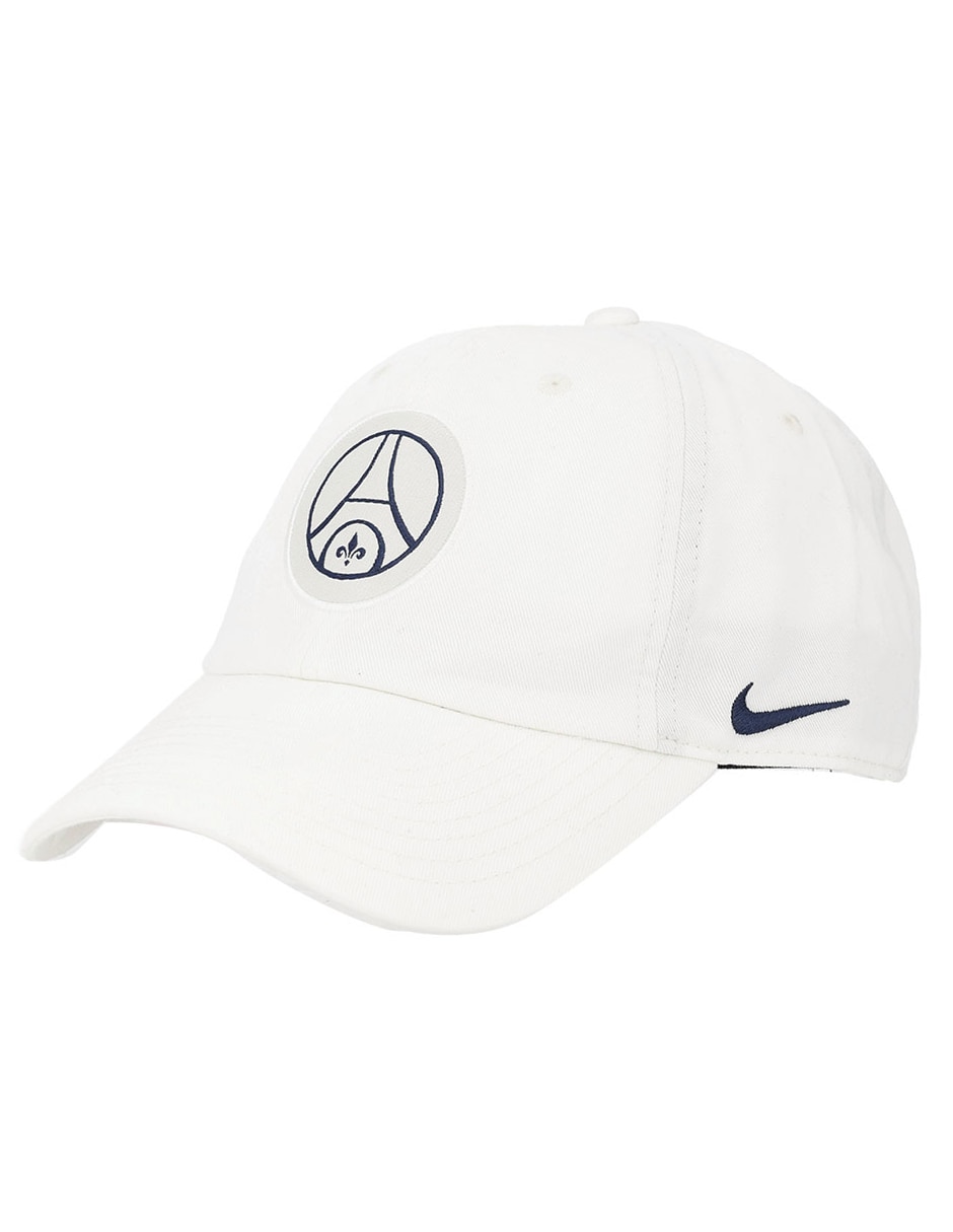 Gorra visera curva hebilla casual Nike París Saint-Germain Football Club para hombre