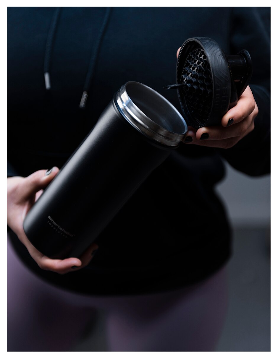 Termo Shaker de acero inoxidable Insulated con tapa rosca 3