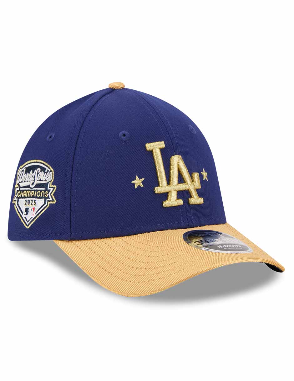 Gorra visera curva cerrada para béisbol mlb gold collection mlb los angeles dodgers para unisex 2