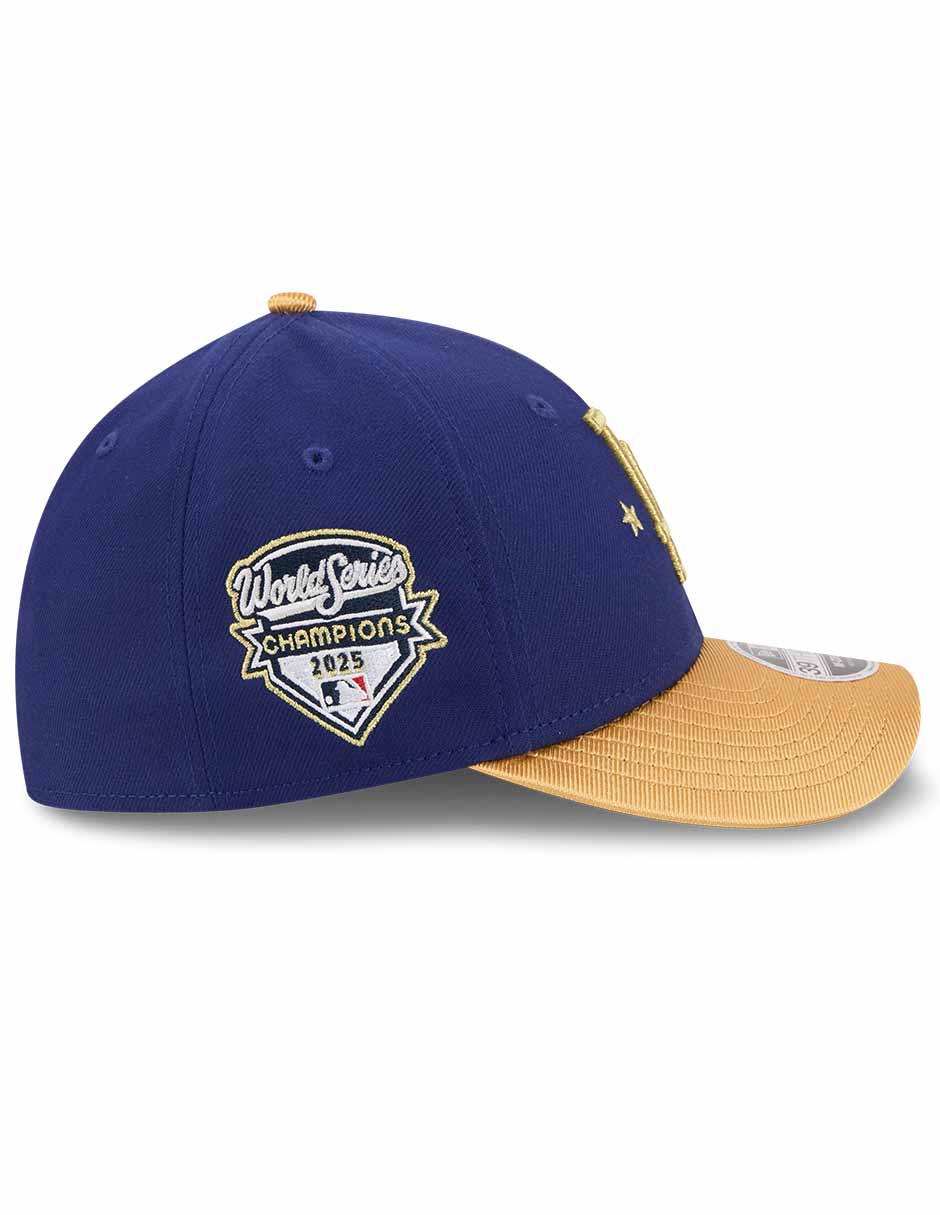 Gorra visera curva cerrada para béisbol mlb gold collection mlb los angeles dodgers para unisex 5