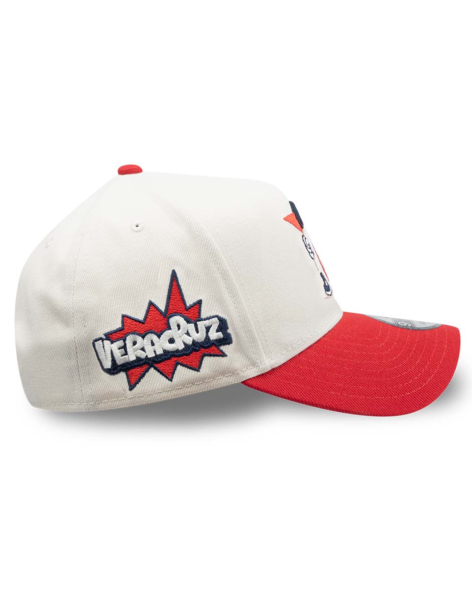 Gorra visera curva correa ajustable para béisbol new era lmb cartoon lmb el águila de veracruz unisex