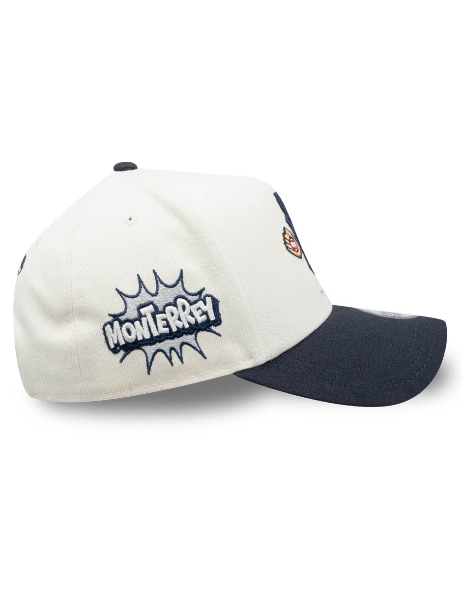 Gorra visera curva correa ajustable para béisbol new era lmb cartoon lmb sultanes de monterrey unisex