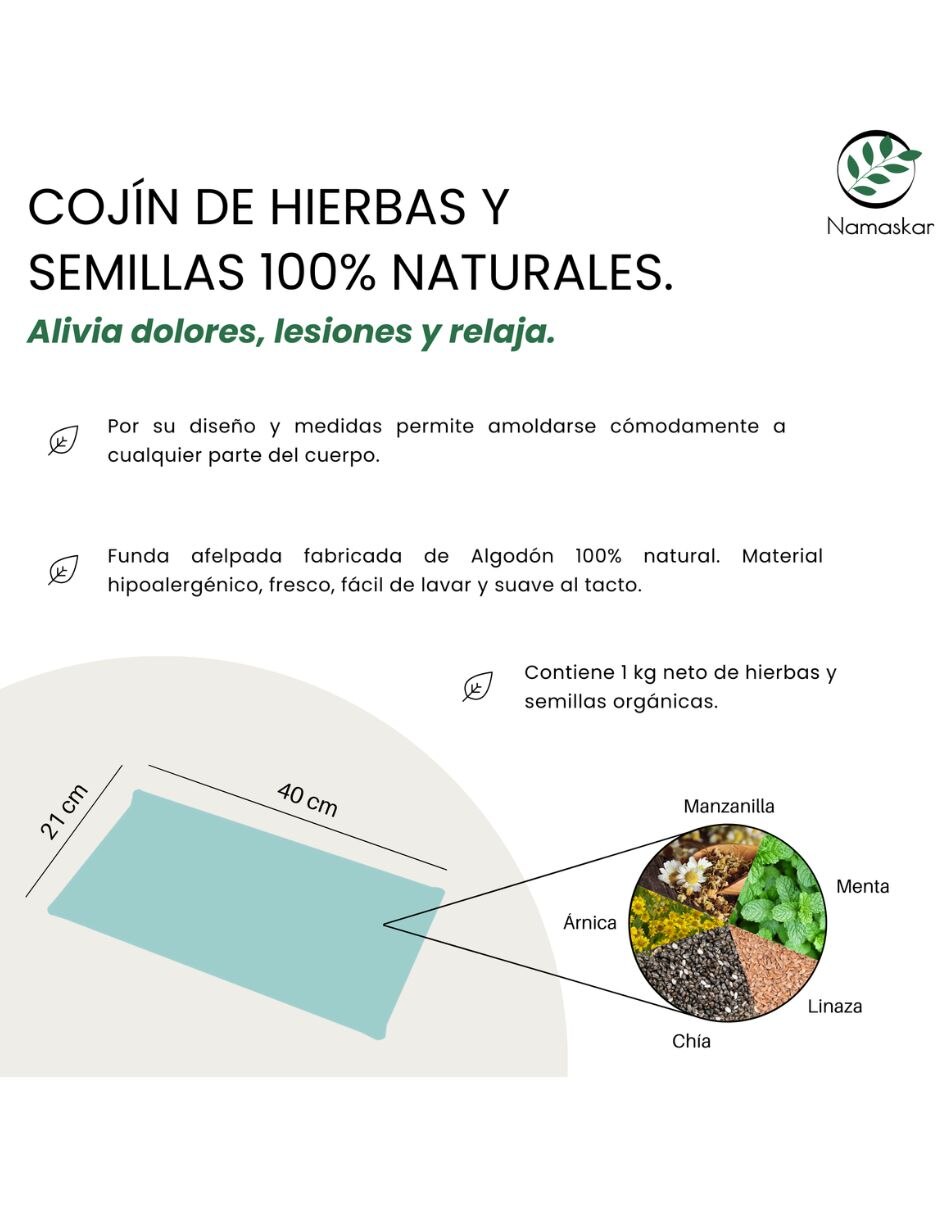 Compresa de Semillas para cabeza 7