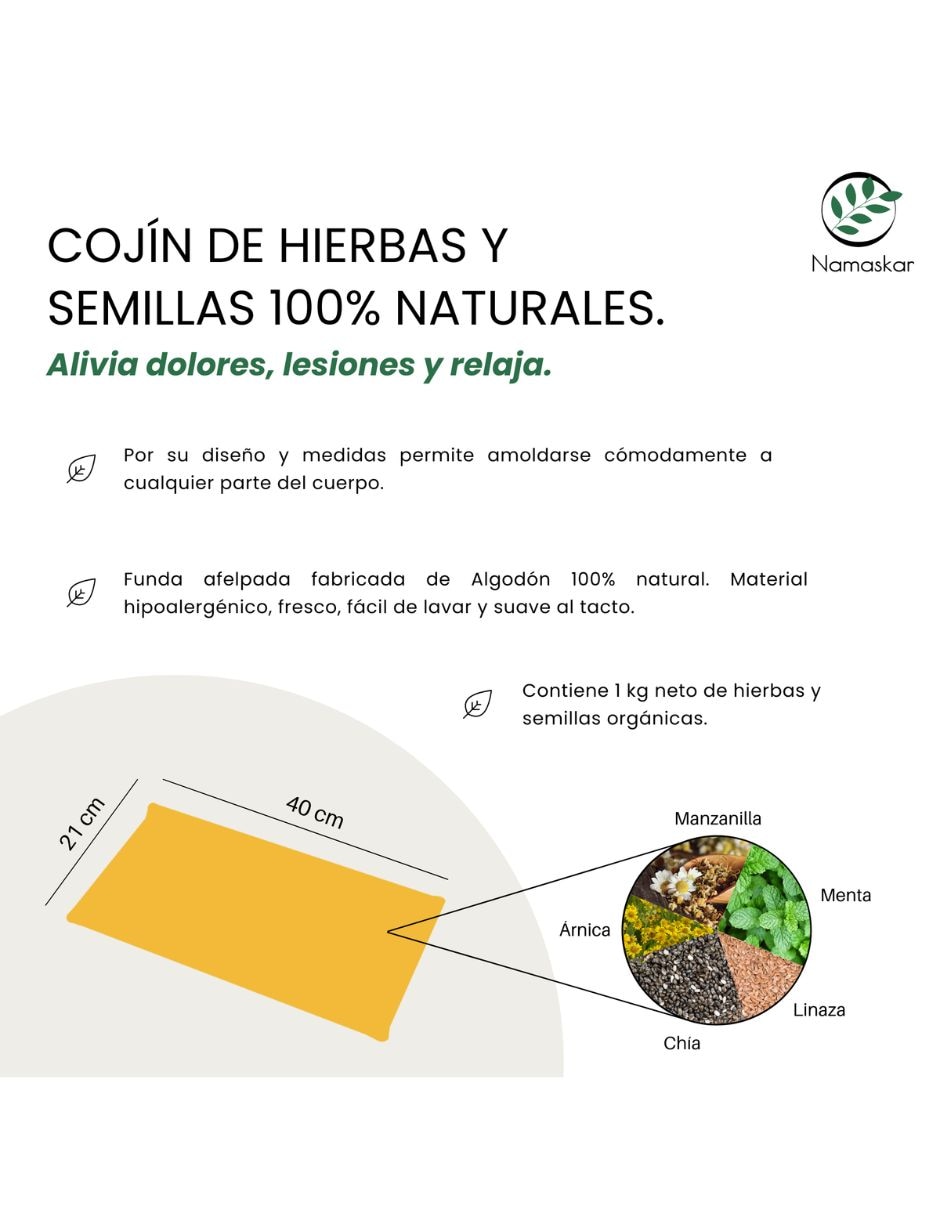 Compresa de Semillas para cabeza 5