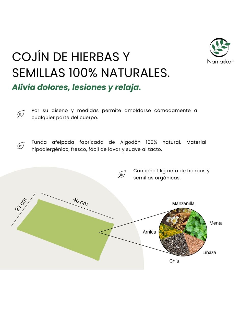 Compresa de Semillas para cabeza 3