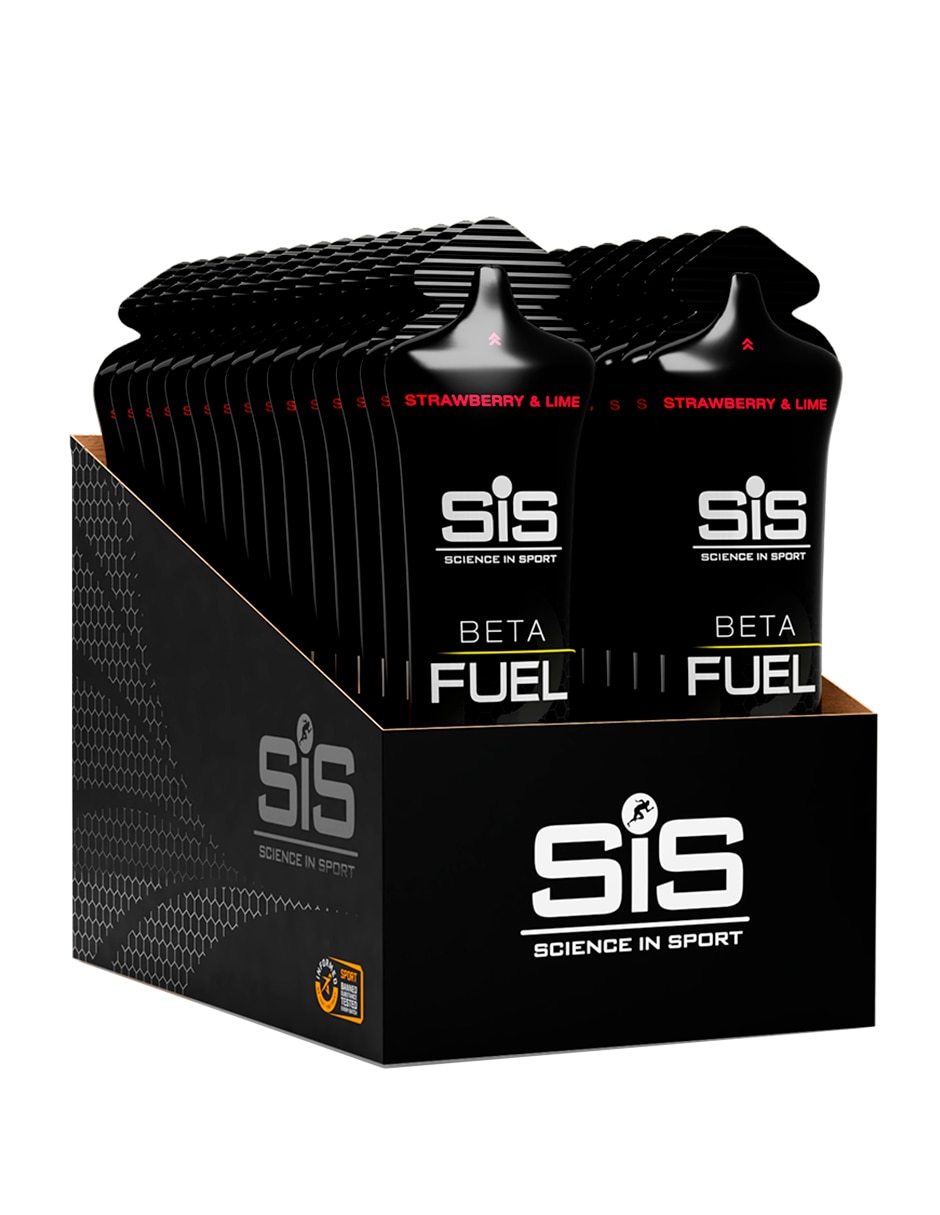 Gel energético sis gel beta fuel sabor fresa y lima con sin ingredientes activos sabor fresa y lima 1