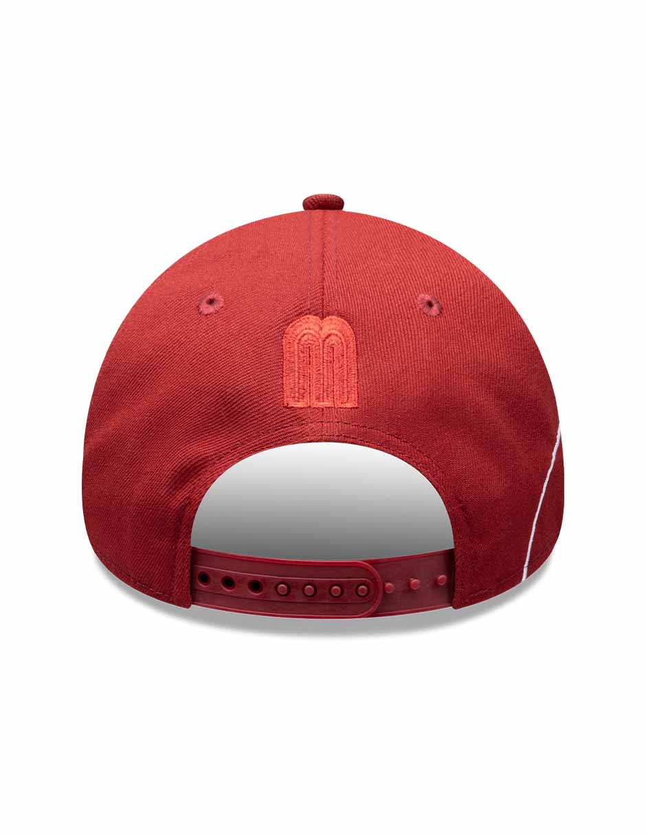Gorra visera curva correa ajustable para fútbol new era soccer championship México unisex
