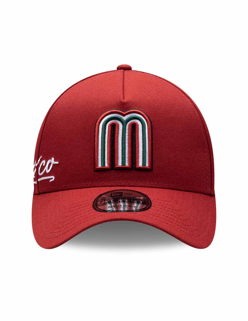 Gorra visera curva correa ajustable para fútbol new era soccer championship México unisex