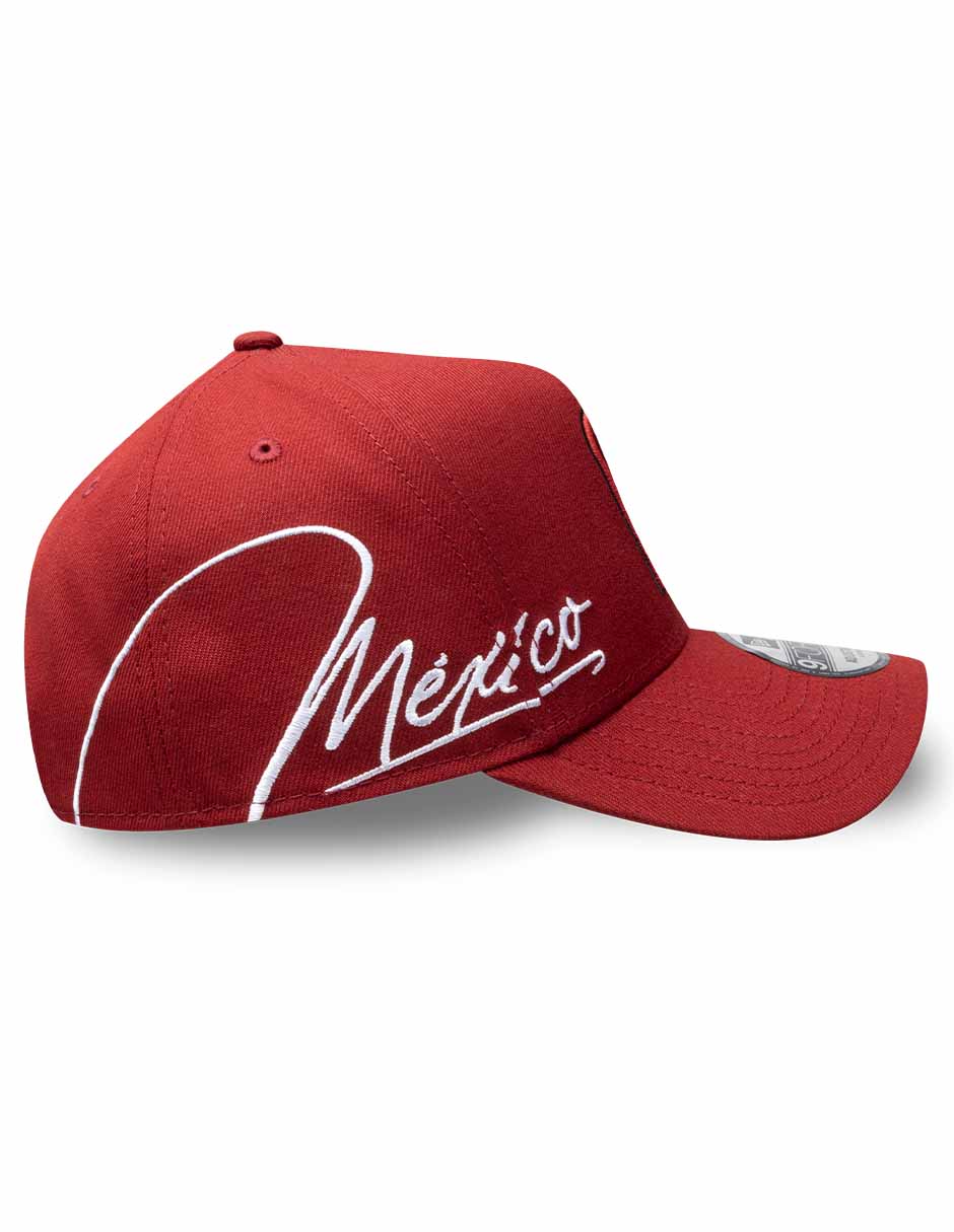 Gorra visera curva correa ajustable para fútbol new era soccer championship México unisex
