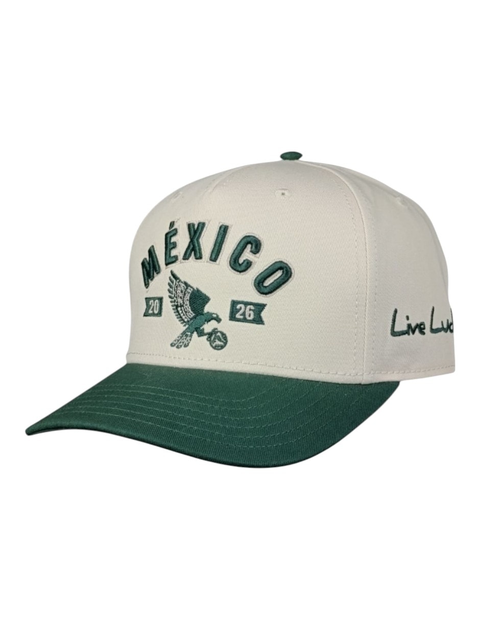 Gorra visera semicurva broche black clover mexico edition unisex