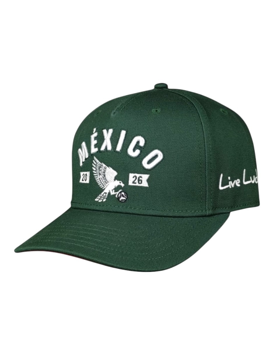 Gorra visera semicurva broche black clover mexico edition unisex