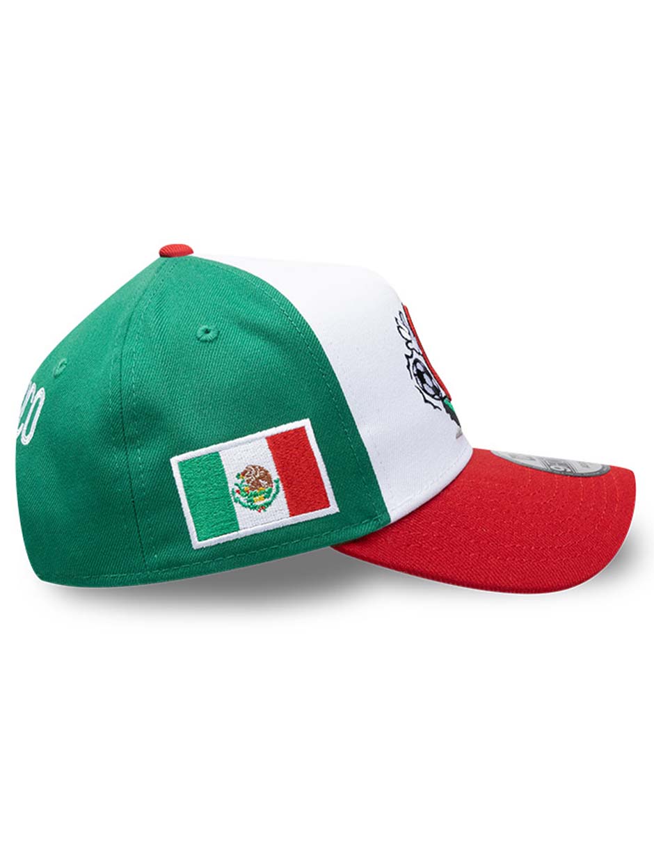 Gorra visera curva correa ajustable new era cartoon soccer México unisex