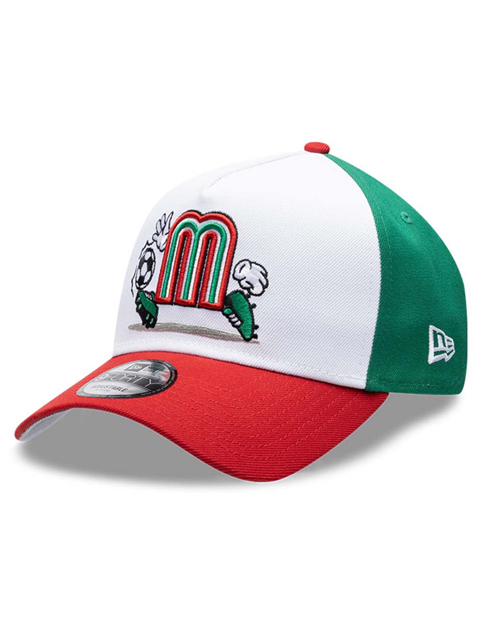 Gorra visera curva correa ajustable new era cartoon soccer México unisex