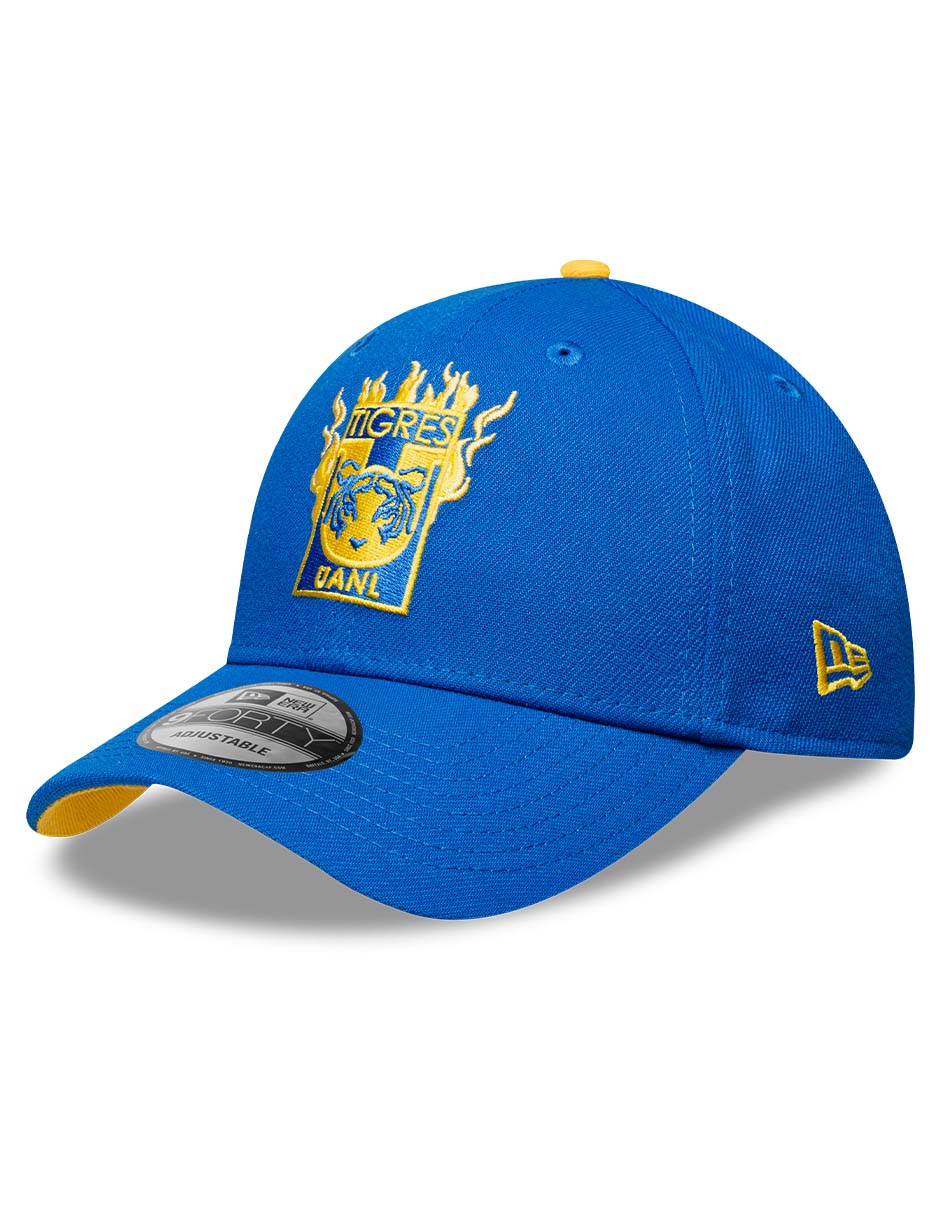 Gorra visera curva correa ajustable para Fútbol New Era LMX FLAMES Tigres Tigres UANL unisex