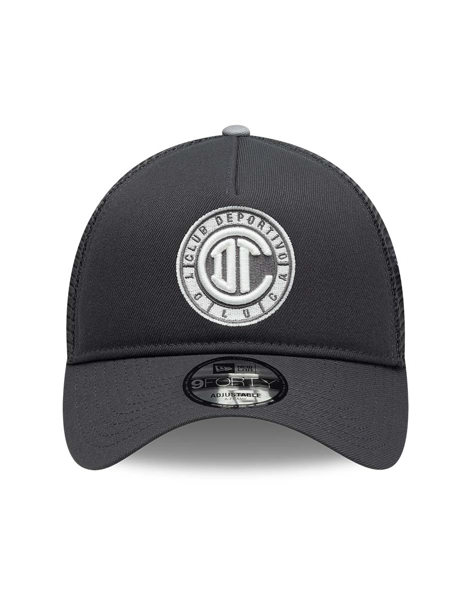 Gorra visera curva correa ajustable para Fútbol New Era Lmx Trucker Diablos Club Deportivo Toluca unisex