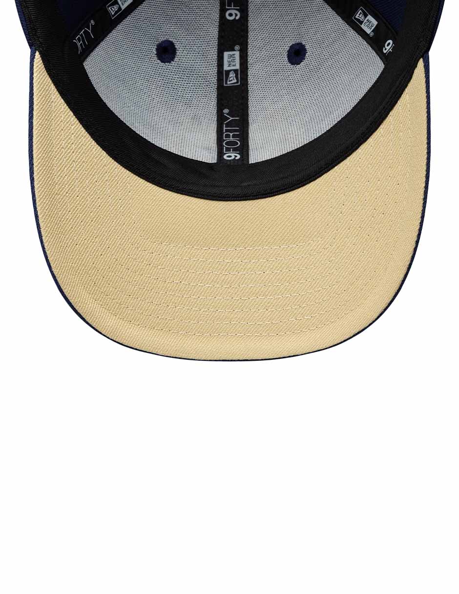 Gorra visera curva correa ajustable para Fútbol NEW ERA LMX FLAMES Pumas Pumas de la UNAM unisex