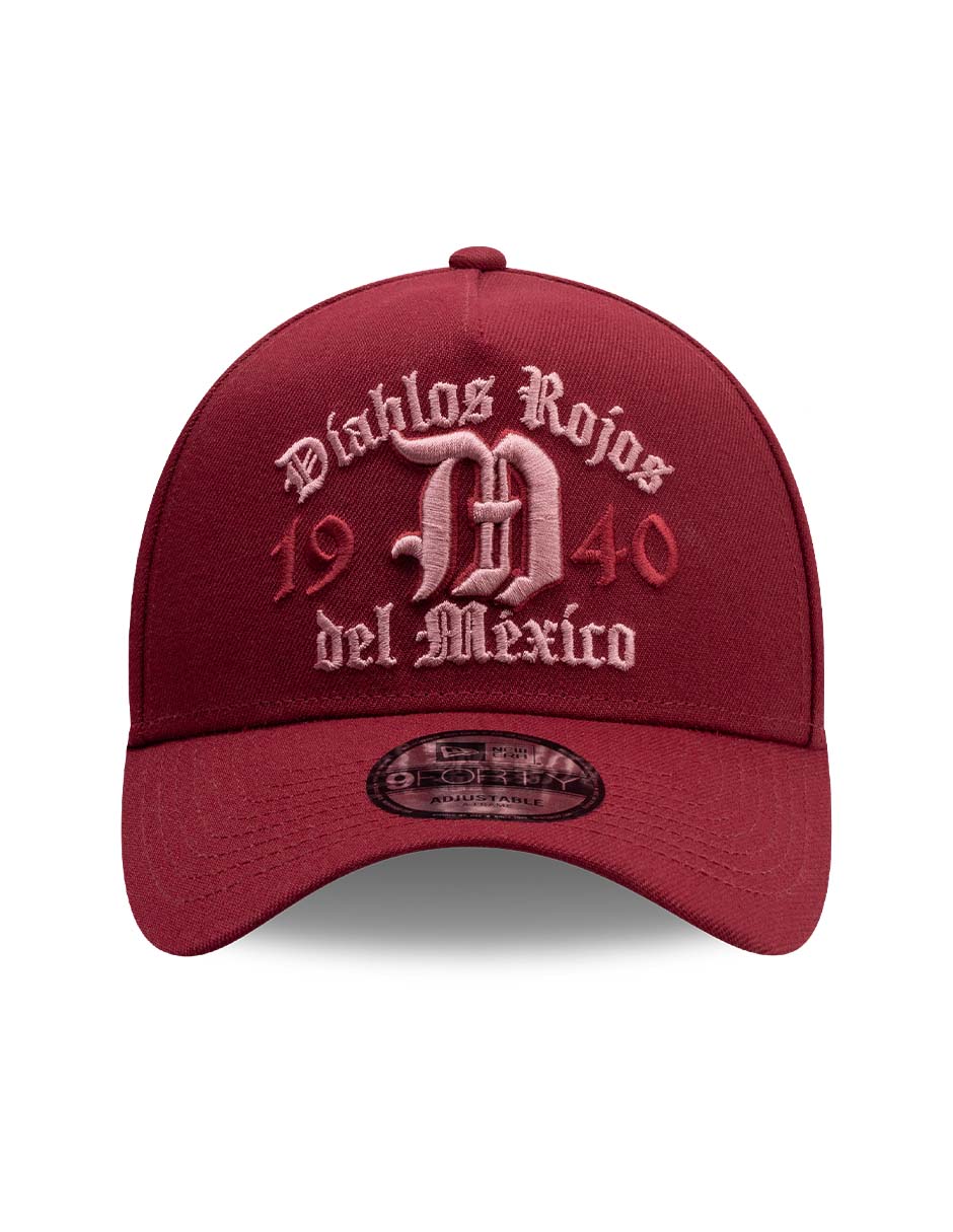 Gorra visera curva correa ajustable para Béisbol New Era LMB FANGEAR LMB Diablos Rojos del México unisex