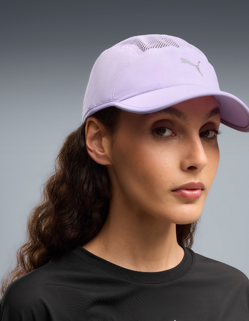 Gorra con visera curva para entrenamiento Puma Short Visor Mesh 5 Panel Cap unisex
