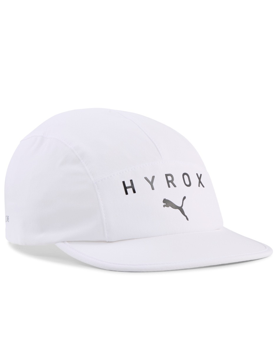 Gorra con visera curva para entrenamiento Puma x Hyrox Running 5 Panel Cap unisex