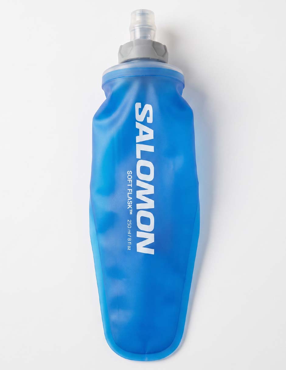 Botella hidratación de plástico con tapa push pull 250 ml