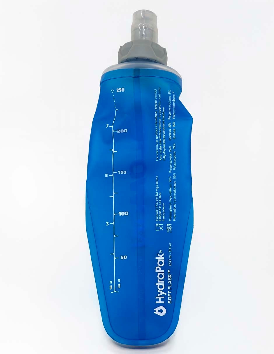 Botella hidratación de plástico con tapa push pull 250 ml 3