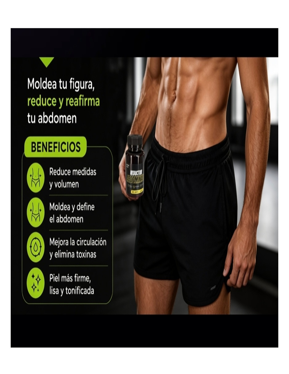 Reductor y definidor abdominal con multivitaminico 4