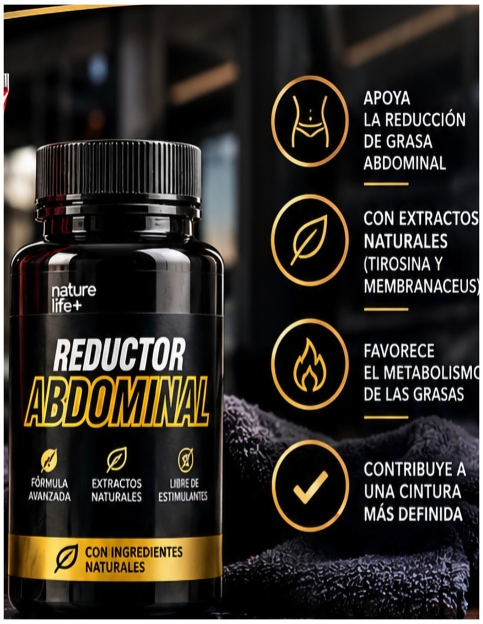 Reductor y definidor abdominal con multivitaminico 6