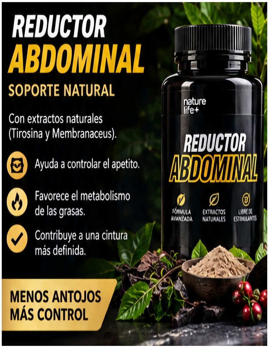 Reductor y definidor abdominal con multivitaminico 7