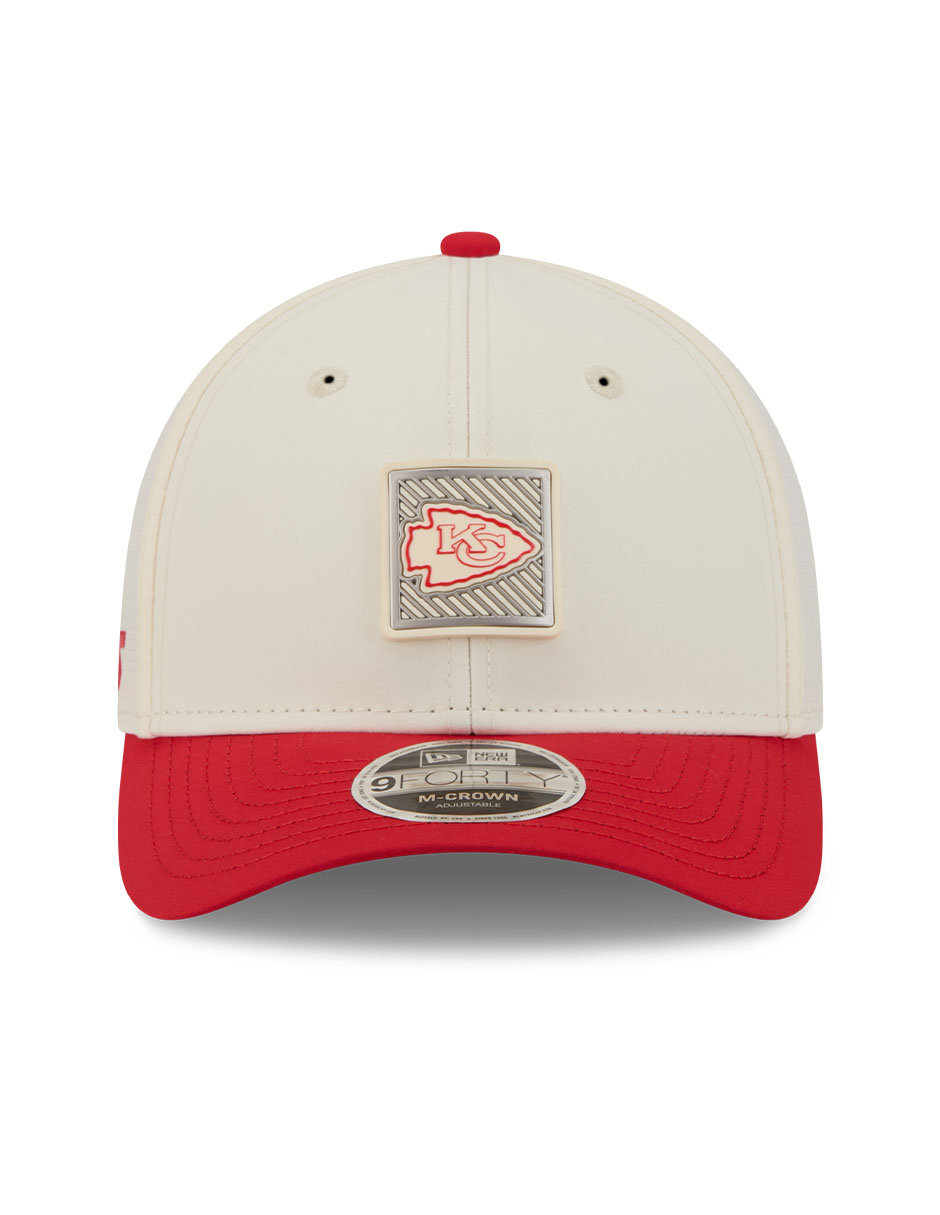 Gorra visera curva correa ajustable para fútbol americano nfl training nfl kansas city chiefs unisex 3