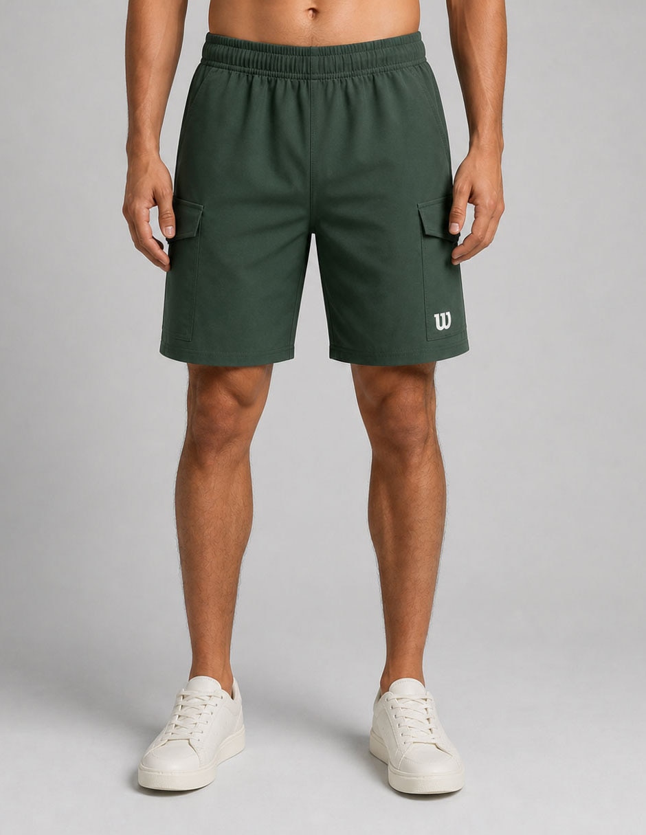 Short con bolsillos casual hombre