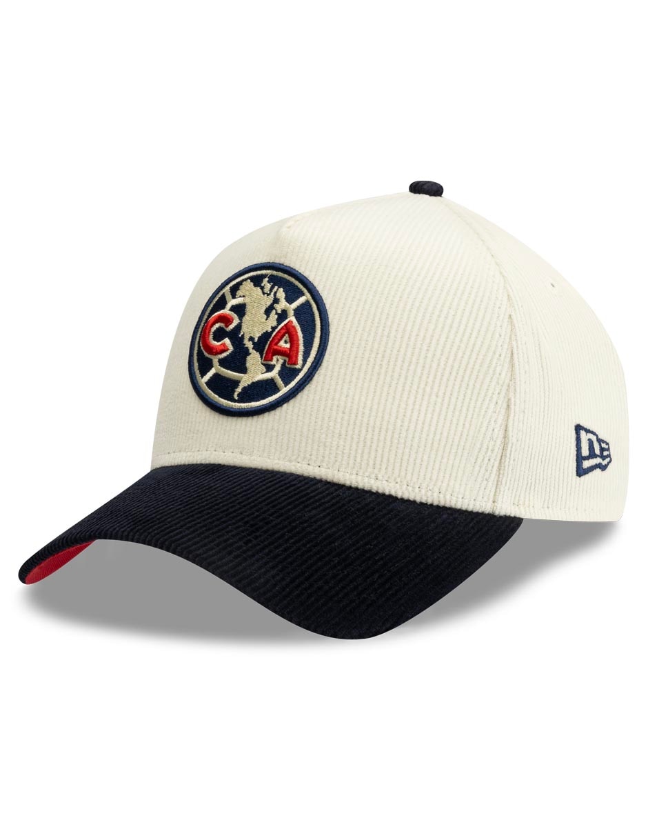 Gorra visera curva correa ajustable para fútbol lmx corduroy club américa club américa unisex 1