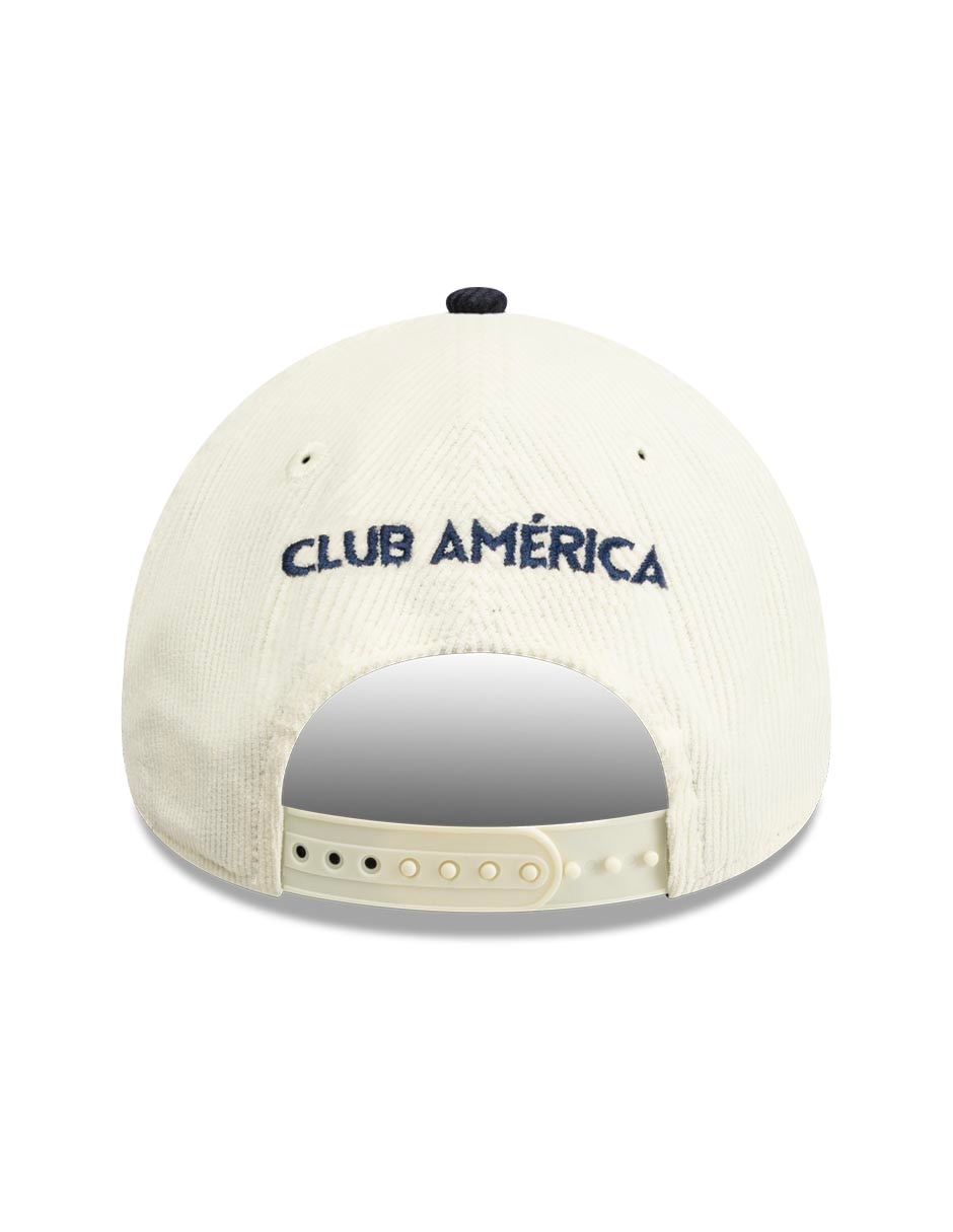 Gorra visera curva correa ajustable para fútbol lmx corduroy club américa club américa unisex 2