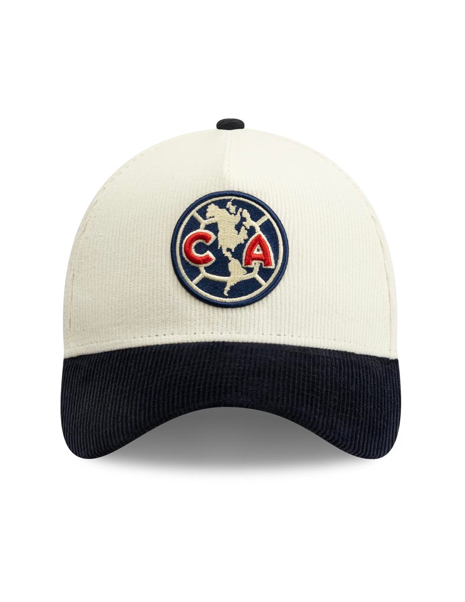 Gorra visera curva correa ajustable para fútbol lmx corduroy club américa club américa unisex 4