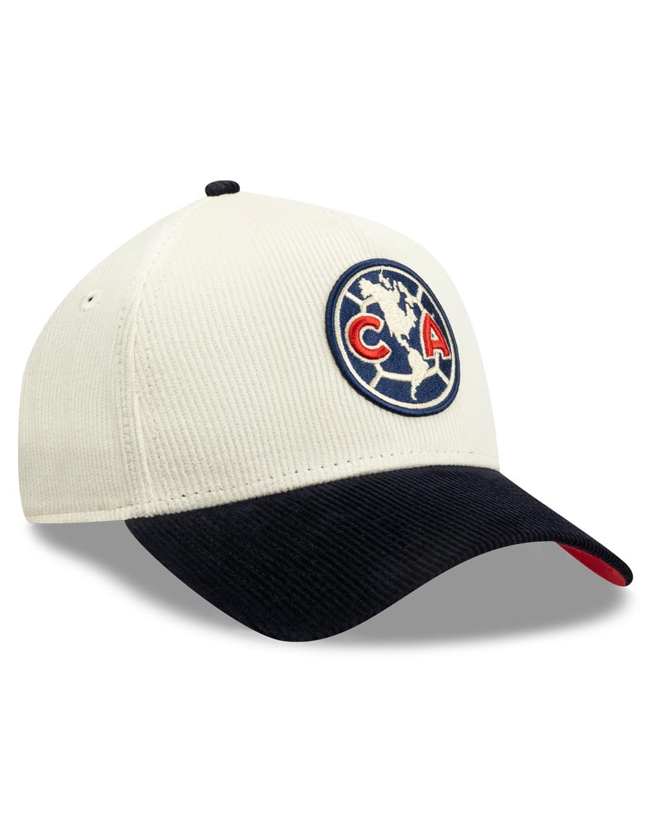Gorra visera curva correa ajustable para fútbol lmx corduroy club américa club américa unisex Gorra visera curva correa ajustable para fútbol lmx corduroy club américa club américa unisex