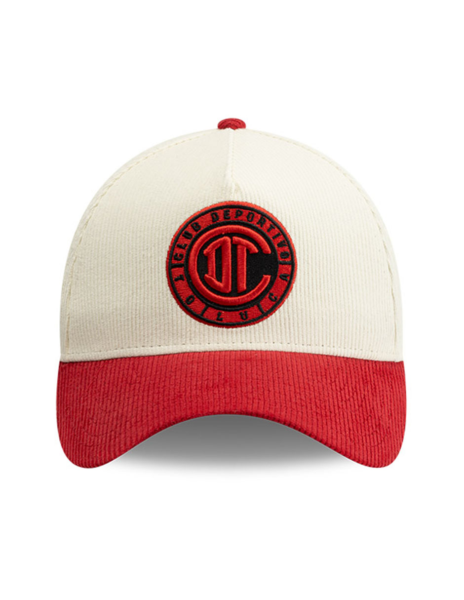 Gorra visera curva correa ajustable para fútbol lmx corduroy club deportivo toluca club deportivo toluca unisex Gorra visera curva correa ajustable para fútbol lmx corduroy club deportivo toluca club deportivo toluca unisex