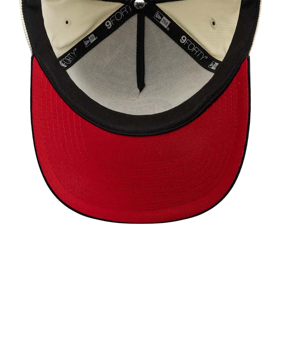 Gorra visera curva correa ajustable para fútbol lmx corduroy cruz azul club de fútbol cruz azul unisex