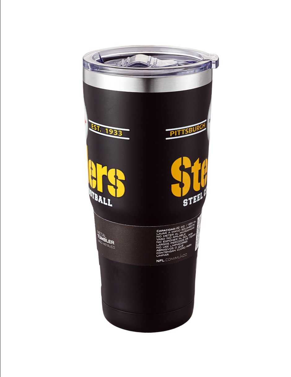 Termo de acero inoxidable con tapa a presión 650 ml 4