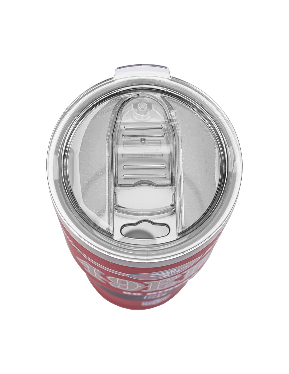 Termo de acero inoxidable con tapa a presión 650 ml 2