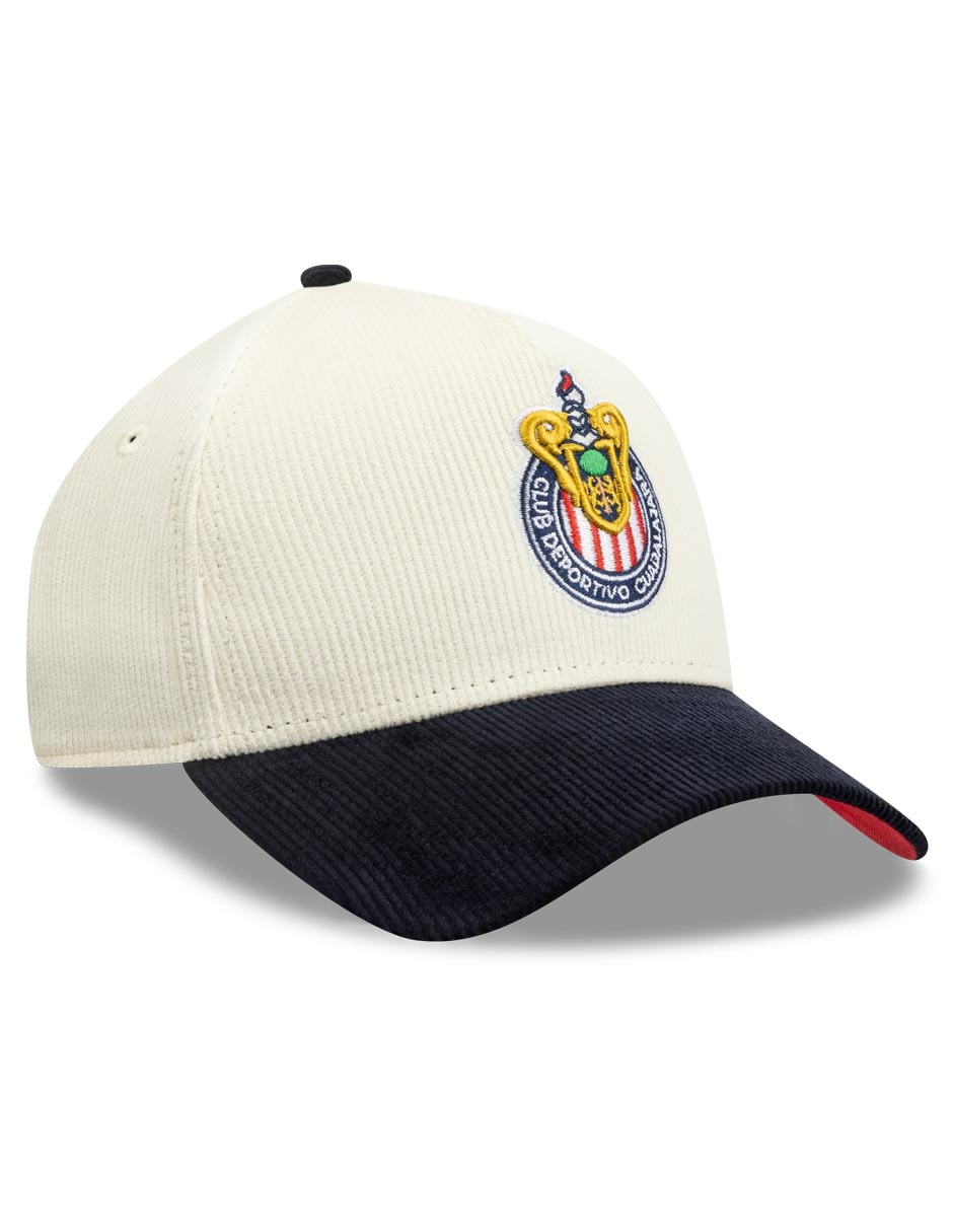 Gorra visera curva correa ajustable para fútbol lmx corduroy chivas club deportivo guadalajara unisex 2