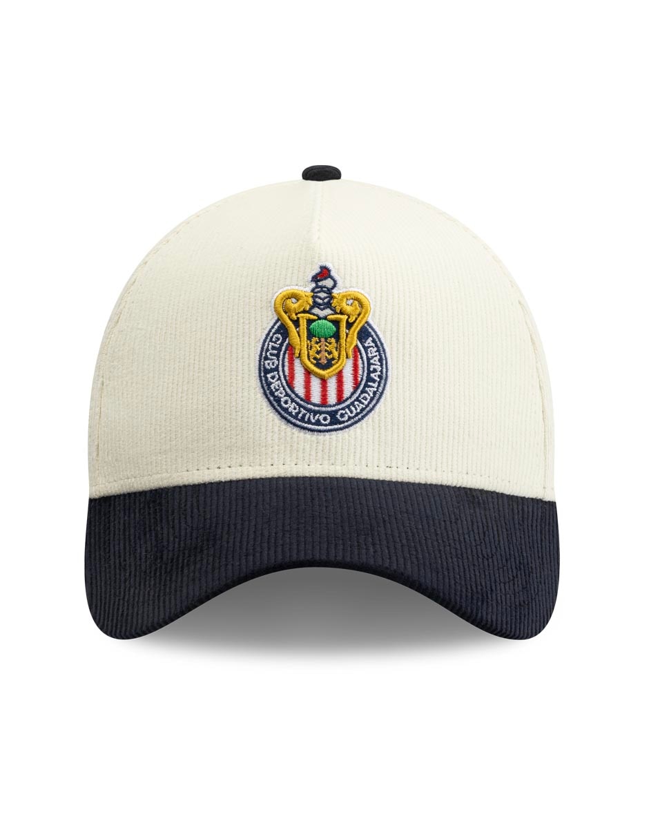 Gorra visera curva correa ajustable para fútbol lmx corduroy chivas club deportivo guadalajara unisex 3