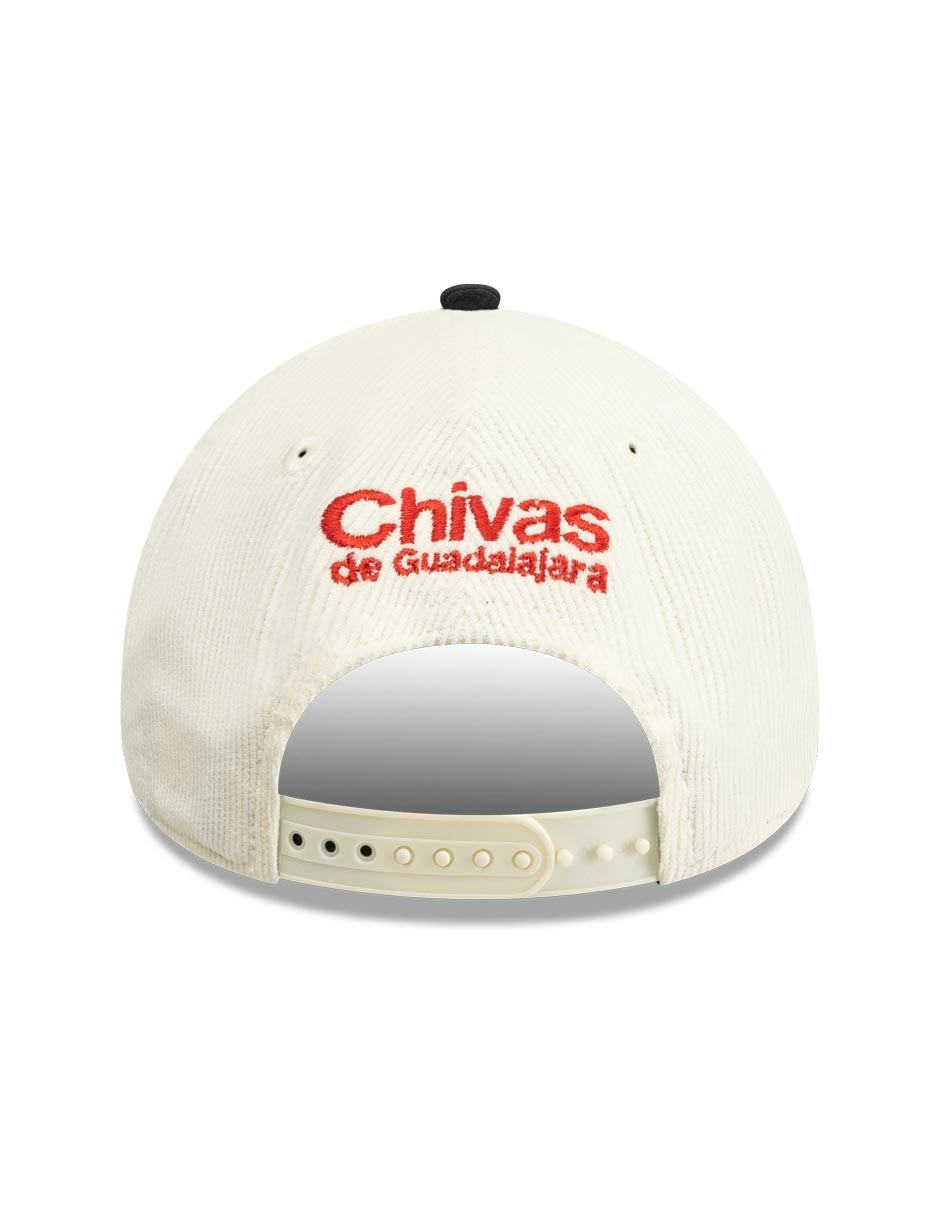 Gorra visera curva correa ajustable para fútbol lmx corduroy chivas club deportivo guadalajara unisex 4